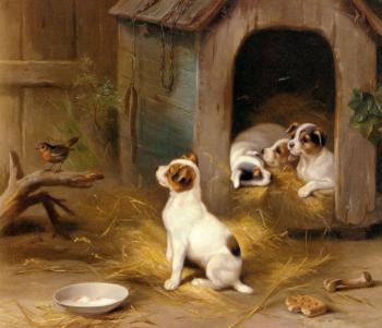 Edgar Hunt : The Puppies